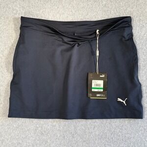 Puma Girls Solid Skirt Navy Blazer DryCell Athletic Skort 572340-16 Large